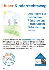 Recht auf besondere Fürsorge und Förderung bei Behinderung