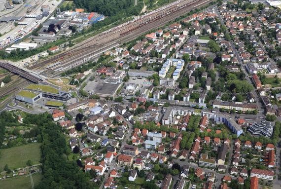 Luftbild von Weil am Rhein