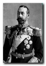 Portrait des englischen Königs George V.